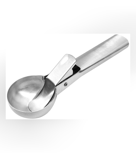 Lingura dozatoare inghetata Flippy,  Cool Serving, inox, gri