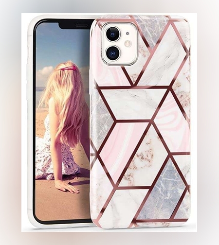 Husa protectie pentru Samsung S10 Plus Soft IMD TPU Marble Geometric Alb