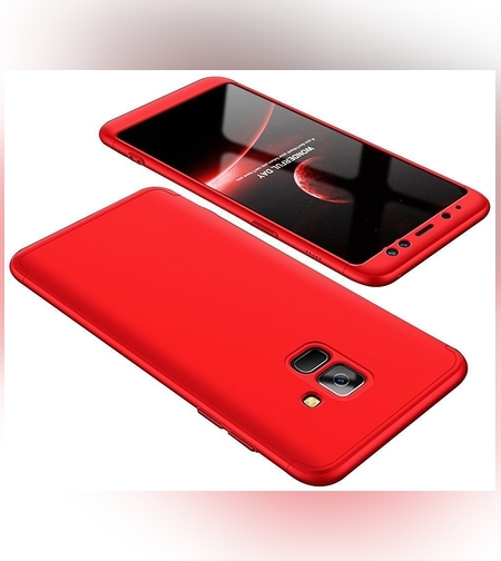 Husa de protectie pentru Samsung Galaxy S8 Ultra-subtire 3 in 1 Rosu