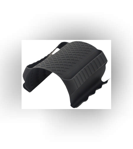 Suport de Silicon Multifunctional de Mana, Flippy, pentru Cuptor, Alimente Fierbinti, Carne, Izolare Termica, Anti-alunecare, 18x12x1.5 cm, Negru