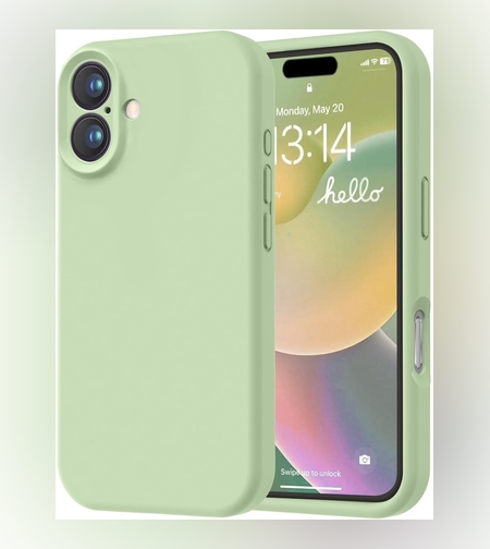 Husa de Protectie Matte TPU, Flippy, pentru Apple iPhone 16 Plus, Protectie Camera, Antisoc, Antizgariere, Antialunecare, Acoperire Completa, Verde