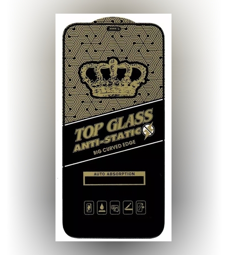 Folie Sticla securizata electrostatica Flippy pentru Samsung A12, Sticla ESD, Top Glass, Anti-static, Negru