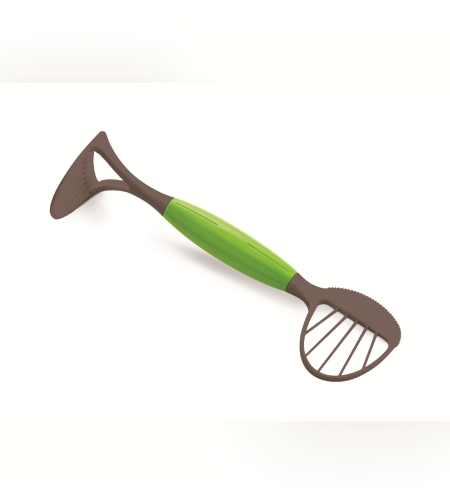 Feliator Multifunctional pentru Avocado, Flippy, pentru Taierea in Cubulete si Pasare, pentru Bucatarie, Preparare Guacamole, ABS, 24x7x6 cm, Verde