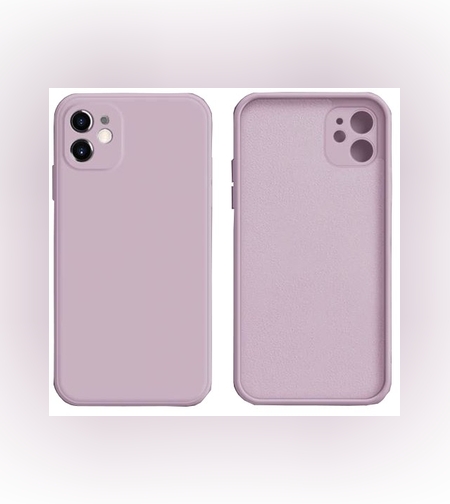 Husa pentru Apple iPhone 14 Pro Max Flippy, Liquid Silicone, cu Microfibra pe interior, Protectie Antisoc, Grass purple, Mov