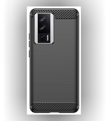 Husa de Protectie pentru Xiaomi Redmi 12, Flippy, Protectie 360, din TPU cu element de Carbon, Anti Alunecare, 1.8 mm, Negru