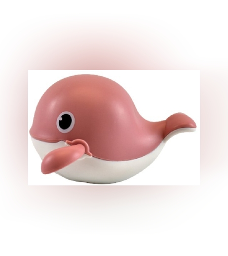 Jucarie de baie pentru copii, Flippy, balena roz