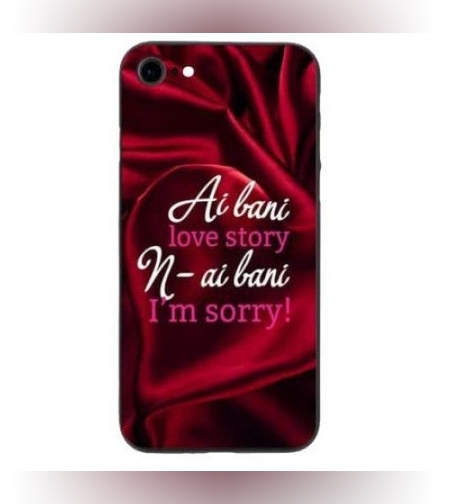 Husa Apple iPhone 7 Multicolor Mesaj Bani
