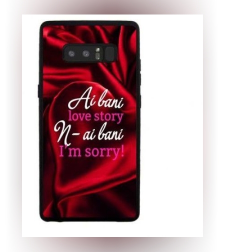 Husa Samsung Note 8 Multicolor Mesaj Bani