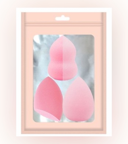 Set Buretei Machiaj, Flippy, Premium, roz, 3 bucati