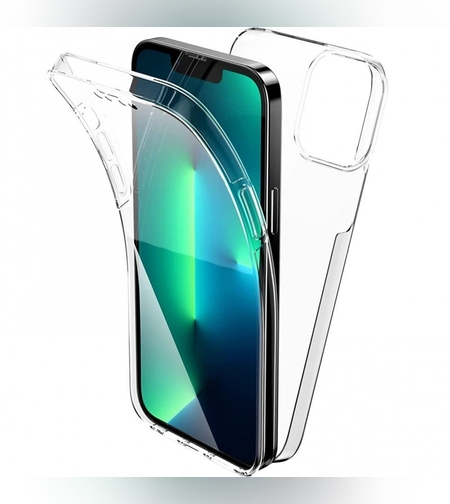 Husa de protectie Flippy 360 grade, PC+TPU+Folie policarbonat, pentru Apple iPhone 11 , Transparent