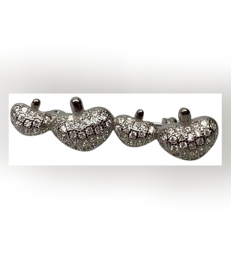 Brosa Argint 925 4 Inimi