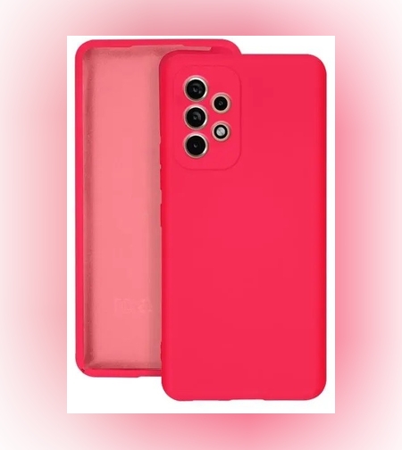 Husa protectie Flippy pentru Samsung A53 5G Liquid Silicone Roz Fuchsia/Roz