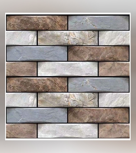 10 x Placi Tapet Autocolant 3D cu Imitatie de Marmura, pentru Perete Bucatarie Sufragerie, Usor de Curatat, Rezistent la Apa, Autoadeziv, 30x30 cm, Gri Maro Bej