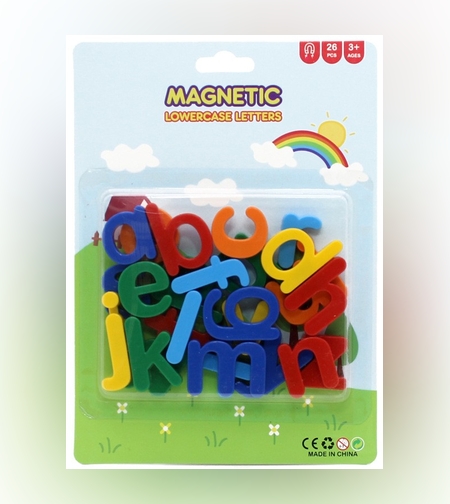 Set 26 Litere, Flippy, Magnetice, pentru Frigider, din Plastic, +3 Ani, 13 x 18 x 14 cm, Multicolor