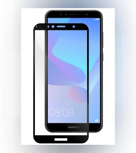 Folie Sticla Flippy pentru Huawei Y6 2018 Full Glue Negru