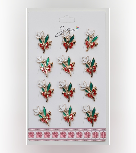 Set 12 Brose Martisor Primavara Floare cu Fundita