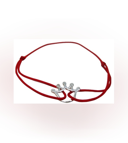 Bratara Snur Reglabil, Argint 925, Coronita, Jolie Silver, 0.7 g, 1.5 cm x 1 cm