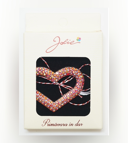 Martisor Brosa Medie, Multicolora, Dimensiune Brosa Aprox 5 cm, Material Metal, Model 19