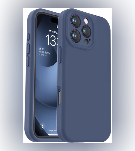 Husa de Protectie Matte TPU, Flippy, pentru Apple iPhone 16 Pro Max, Protectie Camera, Antisoc, Antizgariere, Antialunecare, Acoperire Completa, Albastru