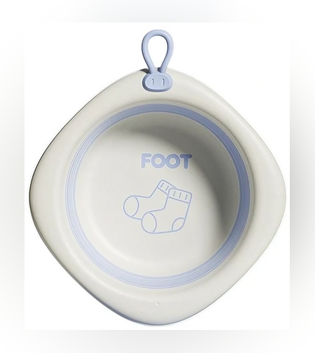 Cada Pliabila pentru Baie pentru Copii, Flippy, Cadita pentru Bebelusi, Model Romb pentru Picioare, Mov, 31.5x31.5x3.5 cm, 3L