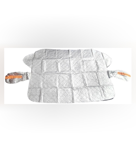 Husa de Protectie pentru Parbriz, Flippy, Protectie pentru Zapada Gridnina Soare, Scut Auto anti Zapada, 150 x 110 cm Argintiu