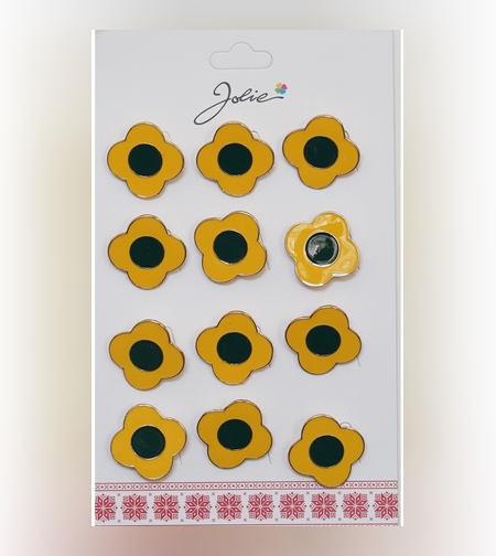 Set 12 Brose Martisor pentru Copii Floare