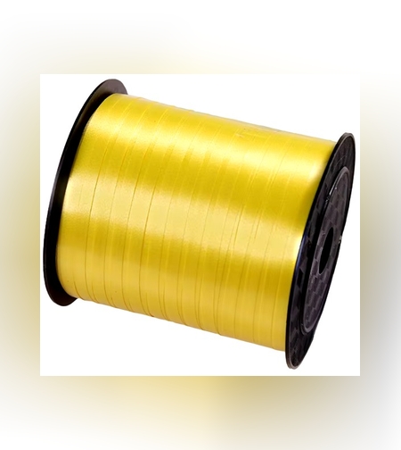 Panglica pentru Baloane, Flippy, Rola de 200 de Metri, din Rafie, Aurie