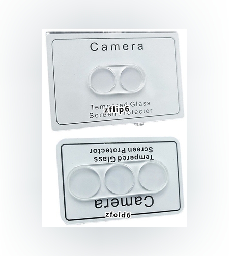 Folie Sticla pentru Camera, Flippy, Compatibila cu Samsung Galaxy Z Flip 6, 3D, Transparent