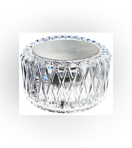 Lampa LED RGB 16, Flippy, 3 Nivele de Intensitate, Incarcare USB, 3W, Cristal Acrilic, 6x12 cm, Telecomanda, Transparent