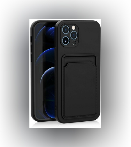 Husa protectie Flippy cu suport card compatibila cu Samsung S20FE Negru