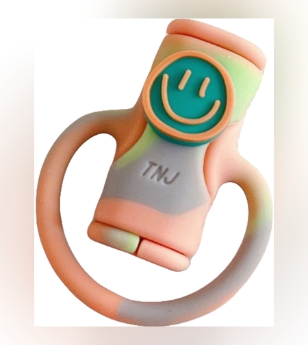 Protectie cablu USB Flippy, din silicon, model 4, multicolor