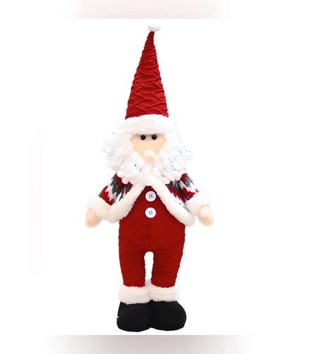 Figurina Craciun, Mos Craciun, rosu, inaltime 55 cm