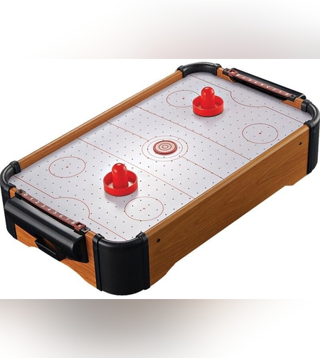 Masa Air-Hockey Flippy, 51 x 31.5 x 9.5 cm, bara pentru punctaj, material ABS, maro