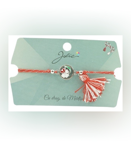 Bratara cu Ciucure Floare Incadrata