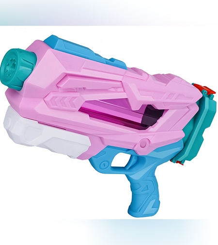 Pistol cu Apa pentru Copii, Rezervor, Pentru Piscina/Plaja, Flippy, 6ani+,  Quick Fill, Roz, 600ML