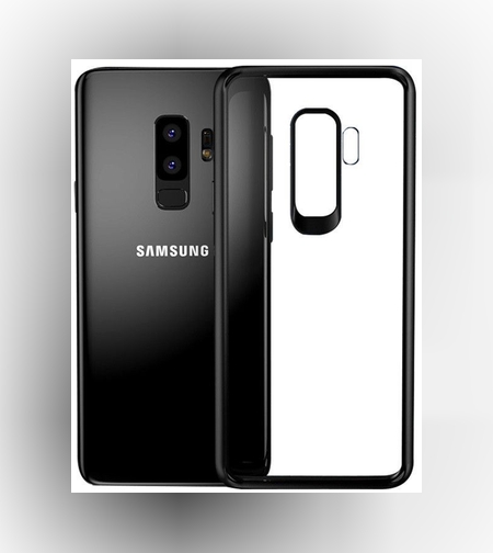 Husa Huawei P20 Pro Transparent cu Margini Negre