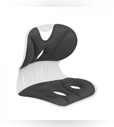 Suport pentru Scaun, Flippy, pentru Corectarea Posturii, Portabil, Ergonomic, Ameliorare Durere, Respirabil, 32x29x28 cm, Marime S, Negru