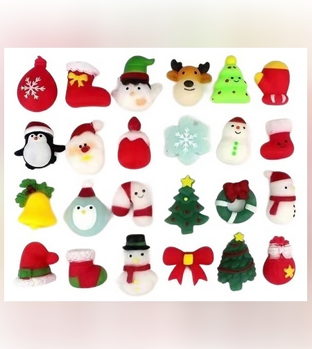 Jucarie Senzoriala, Flippy, Seria De Craciun, Squishy Mushy, Fidget Toys, Model Random