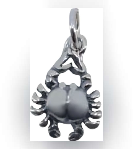 Pandantiv din Argint 925, zodia Rac