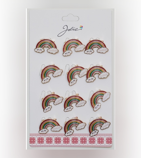 Set 12 Brose Martisor pentru Copii Curcubeu Zambeste