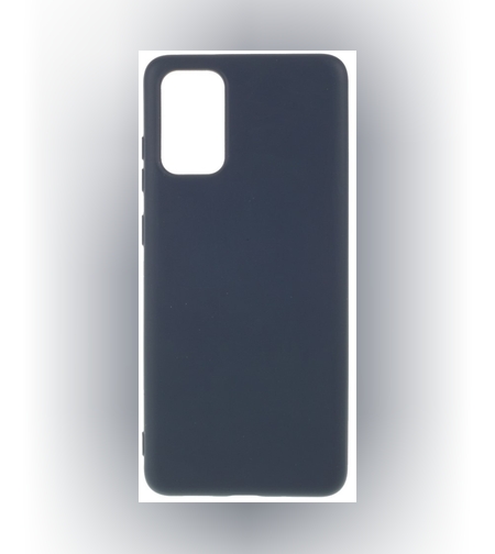 Husa protectie compatibila cu Samsung S20 Plus Liquid Silicone Case Albastru inchis