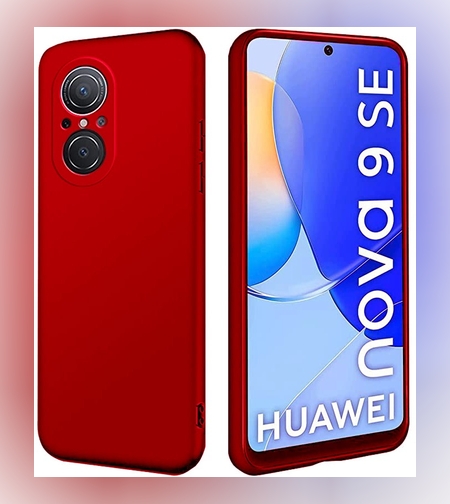 Husa Matte TPU pentru Huawei NOVA 9 SE, Flippy, Silicon Slim, Protectie Antisoc, Rosu