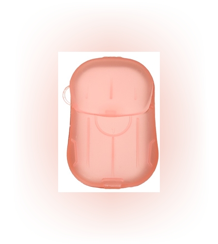 Mini Cutie de Sapun din Hartie, Flippy, de Unica Folosinta, Portabila, Potrivit pentru Calatorii, 20 buc, Portocaliu