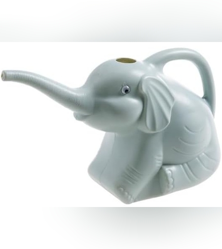 Stropitoare pentru Copii, Flippy, in forma de Elefant, 1500 mL, pentru Udat Plante, 19.5x17x11.8 cm, Albastru