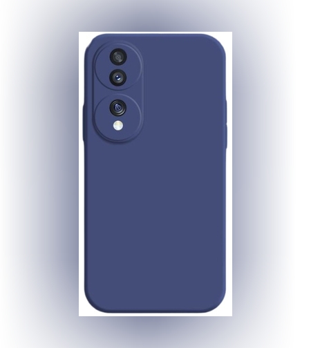 Husa de Protectie, Flippy, pentru Honor 70, Liquid Silicone, cu Microfibra pe Interior, Protectie Antisoc, Compatibil Incarcare Wireless, Albastru