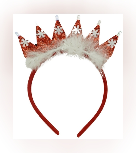 Bentita/cerc de Craciun, culoare rosie, marime standard, Flippy