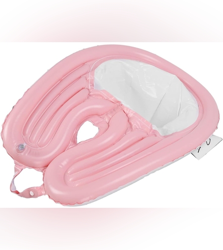 Set Gonflabil pentru Spalat pe Cap, Flippy, pentru Copii, Femei Insarcinate si Varstnici, 81 x 60 x 38 cm, Ajustabil, Roz
