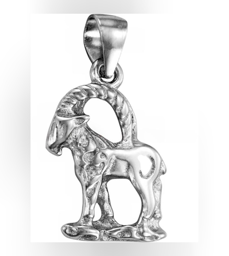 Pandantiv din Argint 925, zodia Capricorn