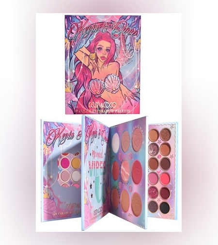 Paleta farduri Kevin&Coco, 69 nuante, blush, iluminator, conturing, deschidere tip carte, 18.6 x 16.5 cm, 97 g, multicolor