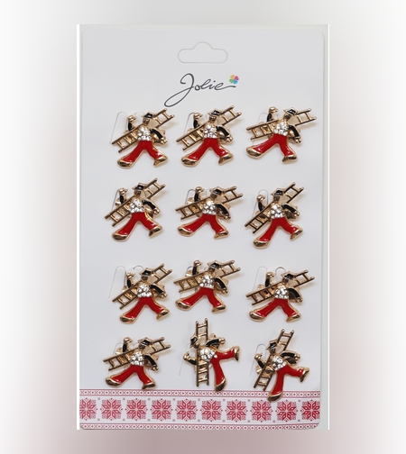 Set 12 Brose Martisor Primavara Cosar Rosu Auriu